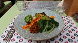 The preset buddha bowl of the day at Nishta in Dubrovnik