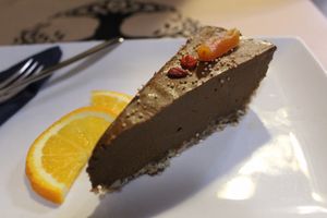 Chocolate Orange Torte 🌱 at Nishta in Dubrovnik