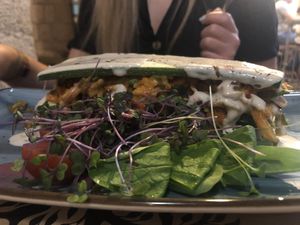 Zucchini Lasagne 🌱 at Nishta in Dubrovnik