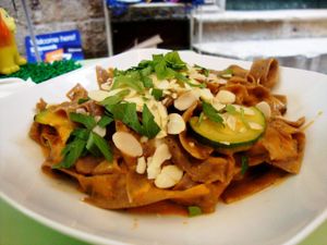 pasta with vegetables - dalmatian specialty at Nishta in Dubrovnik
