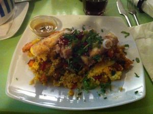 Coconut tofu at Nishta in Dubrovnik