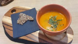 Soup at Nishta in Dubrovnik