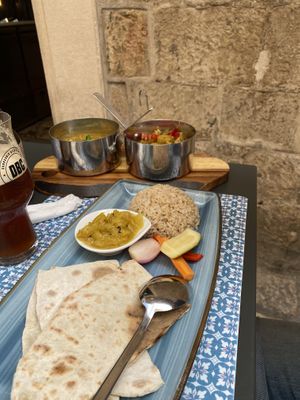 Curry  at Nishta in Dubrovnik
