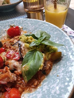 Vegan moussaka , yummy at Nishta in Dubrovnik