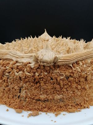 Home made cake chocolate speculos at Délices Veggies in Metz