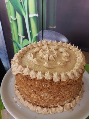 Home made cake Chocolate speculos at Délices Veggies in Metz