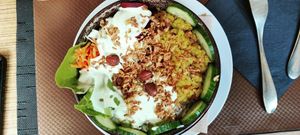 Buddha bowl at Délices Veggies in Metz