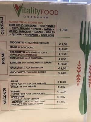   at Vitality Food in Rome