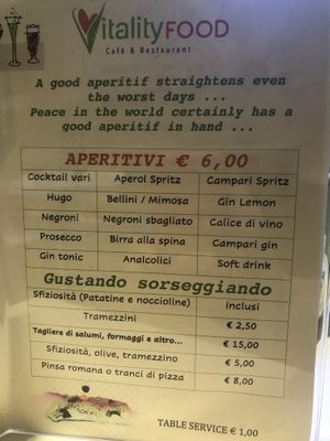   at Vitality Food in Rome