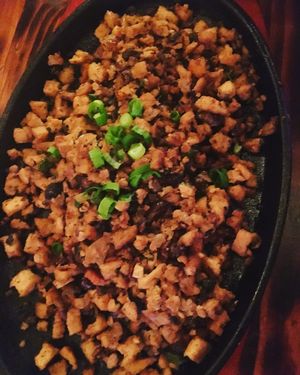 Sisig at Nick's Kitchen in Daly City