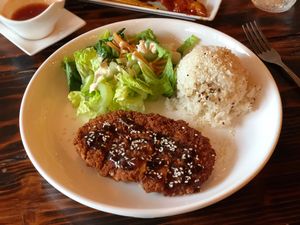 Katsu “chicken” special at Nick's Kitchen in Daly City