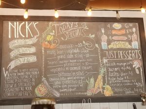 Specials (Sept 2018) at Nick's Kitchen in Daly City