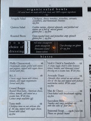 Menu at Nick's Kitchen in Daly City