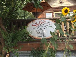 Beautiful entrance at Stella's in Cle Elum