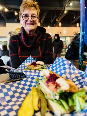   at Rocky Mountain Bagel in Canmore