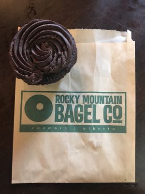 Vegan brownie 👌🏻 at Rocky Mountain Bagel in Canmore