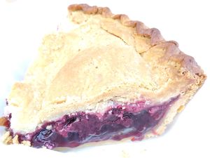 Berry pie at Jackfruit Cafe in West Los Angeles