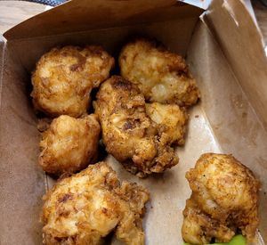 Cauliflower wings at Jackfruit Cafe in West Los Angeles
