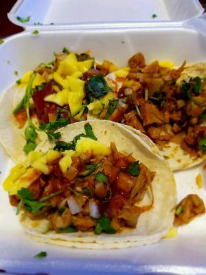 Street Tacos at Jackfruit Cafe in West Los Angeles