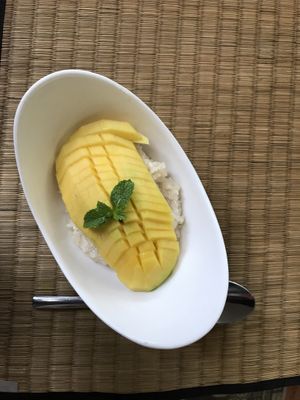 Mango sticky rice @ New Leaf Eatery, Siem Reap at New Leaf Eatery in Siem Reap