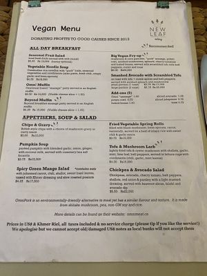   at New Leaf Eatery in Siem Reap