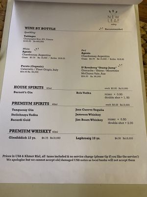   at New Leaf Eatery in Siem Reap