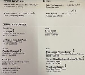 Menu 9 of 9 - Wine  at New Leaf Eatery in Siem Reap
