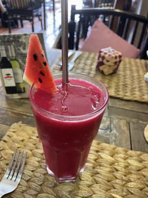 East meets West smoothie, $3  at New Leaf Eatery in Siem Reap