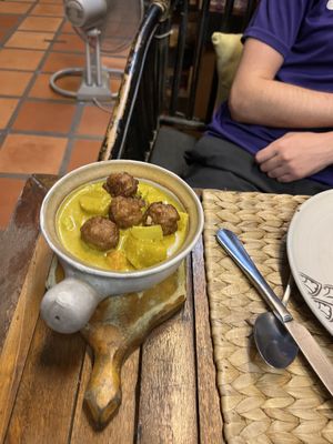 Vegetable curry  at New Leaf Eatery in Siem Reap