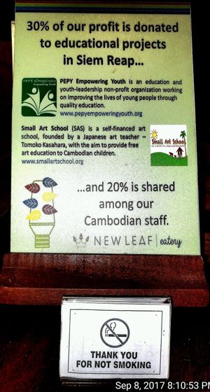 New Leaf Eatery at New Leaf Eatery in Siem Reap