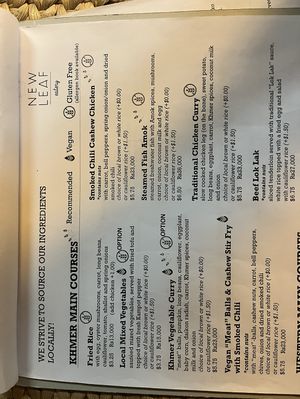   at New Leaf Eatery in Siem Reap