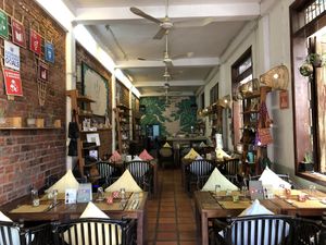 A cosy atmosphere and a lovely staff at New Leaf Eatery in Siem Reap