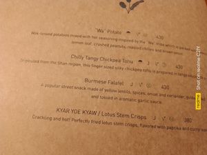  at Burma Burma in New Delhi