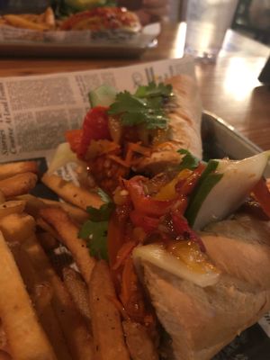 Jerk sandwich  at Prohibition Kitchen in St Augustine