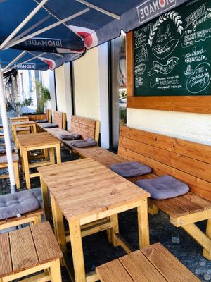 Unsere neue, gemütliche Terrasse at Brocca Cafe in Berlin