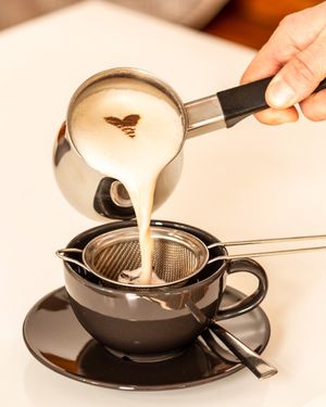 Prana Chai (vegan) at Brocca Cafe in Berlin