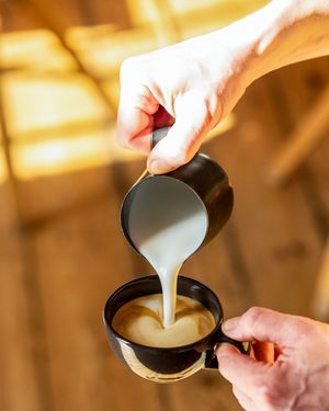 Cappuccino at Brocca Cafe in Berlin