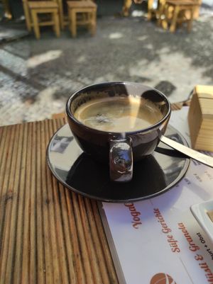 Kaffee at Brocca Cafe in Berlin