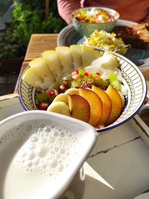 Müsli mit Mandelmilch at Brocca Cafe in Berlin