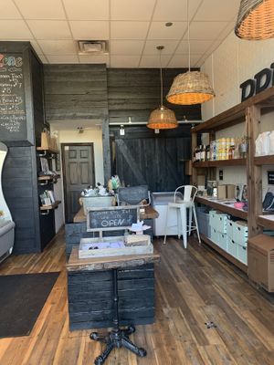 Love the rustic design at Press Market in Collingwood