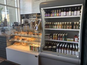 Locally made kombucha and juices. Freshly made desserts at Press Market in Collingwood