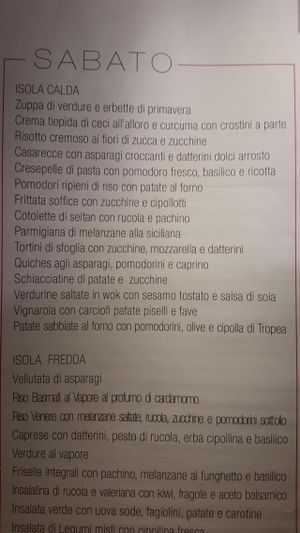 menu Il margutta at Il Margutta in Rome