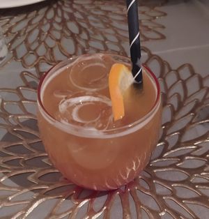 Vegan Passion Fruit Cocktail at Il Margutta in Rome