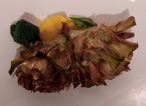 Vegan Artichoke at Il Margutta in Rome