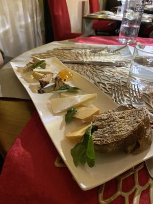 VEGAN CHEESE PLATTER!!! EPCOT AF  at Il Margutta in Rome