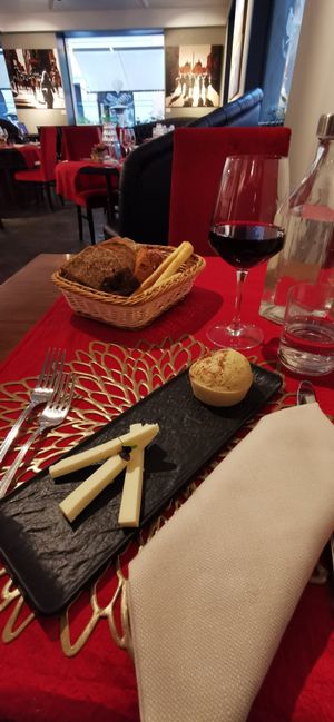 Als Aperitif gab es vom Koch einen kleinen Willkommensgruß at Il Margutta in Rome