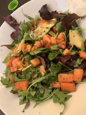 Papaya Avocado Salad  at Il Margutta in Rome