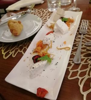 Vegan Cheese Platter at Il Margutta in Rome