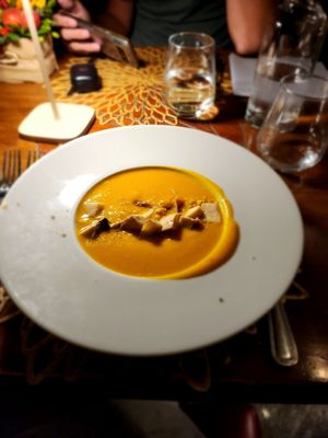 This tasted good but was cold at Il Margutta in Rome