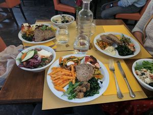 Lunch buffet for three at Il Margutta in Rome